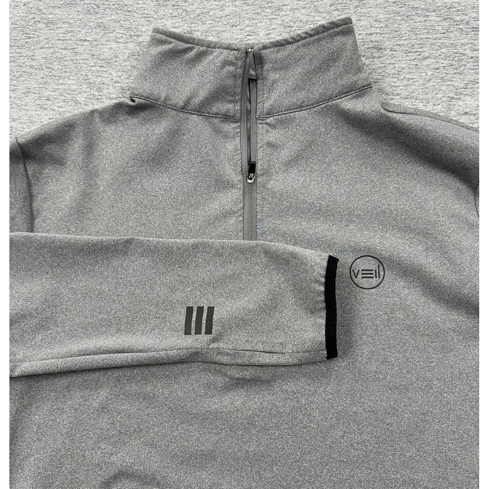 Veil Spark Pullover Women's Medium Gray 1/4 Zip Athletic Tunic Performance
